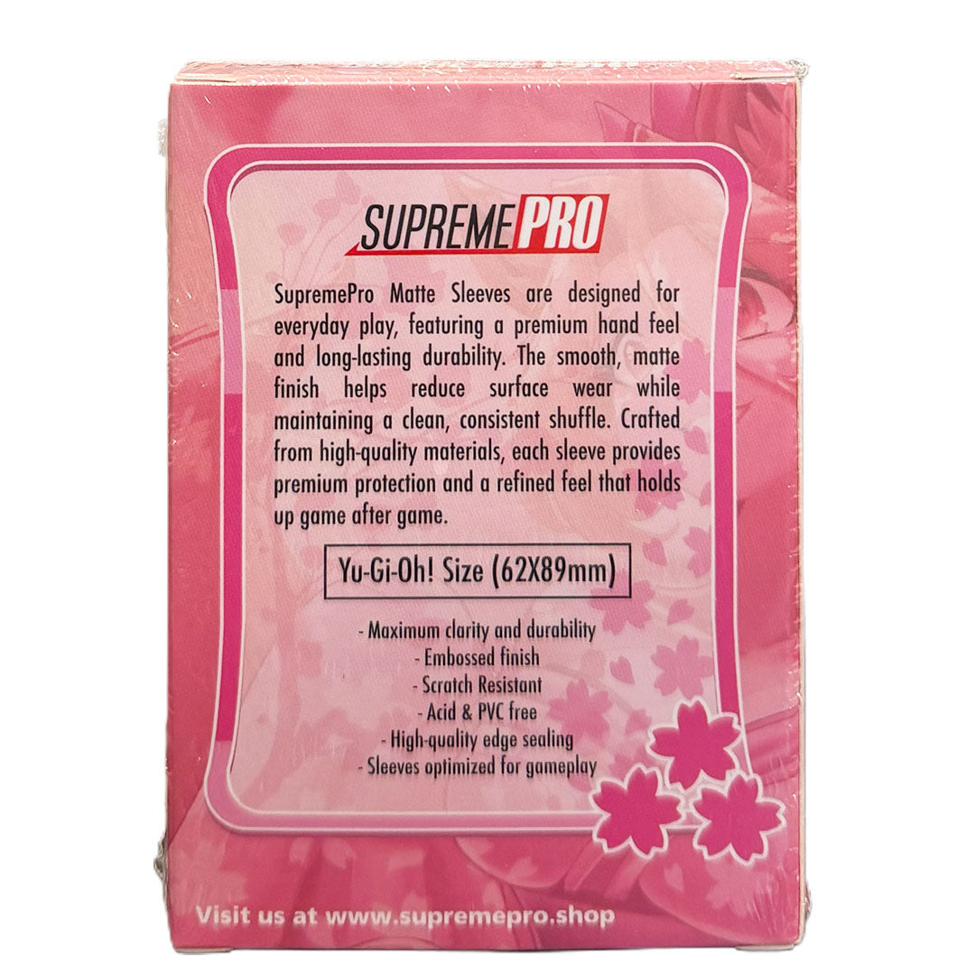supreme pro card sleeves Ultra Supplies Deck Protector Sleeves, Black, 180 Count : Toys & Games SupremePro Matte - Pink Premium