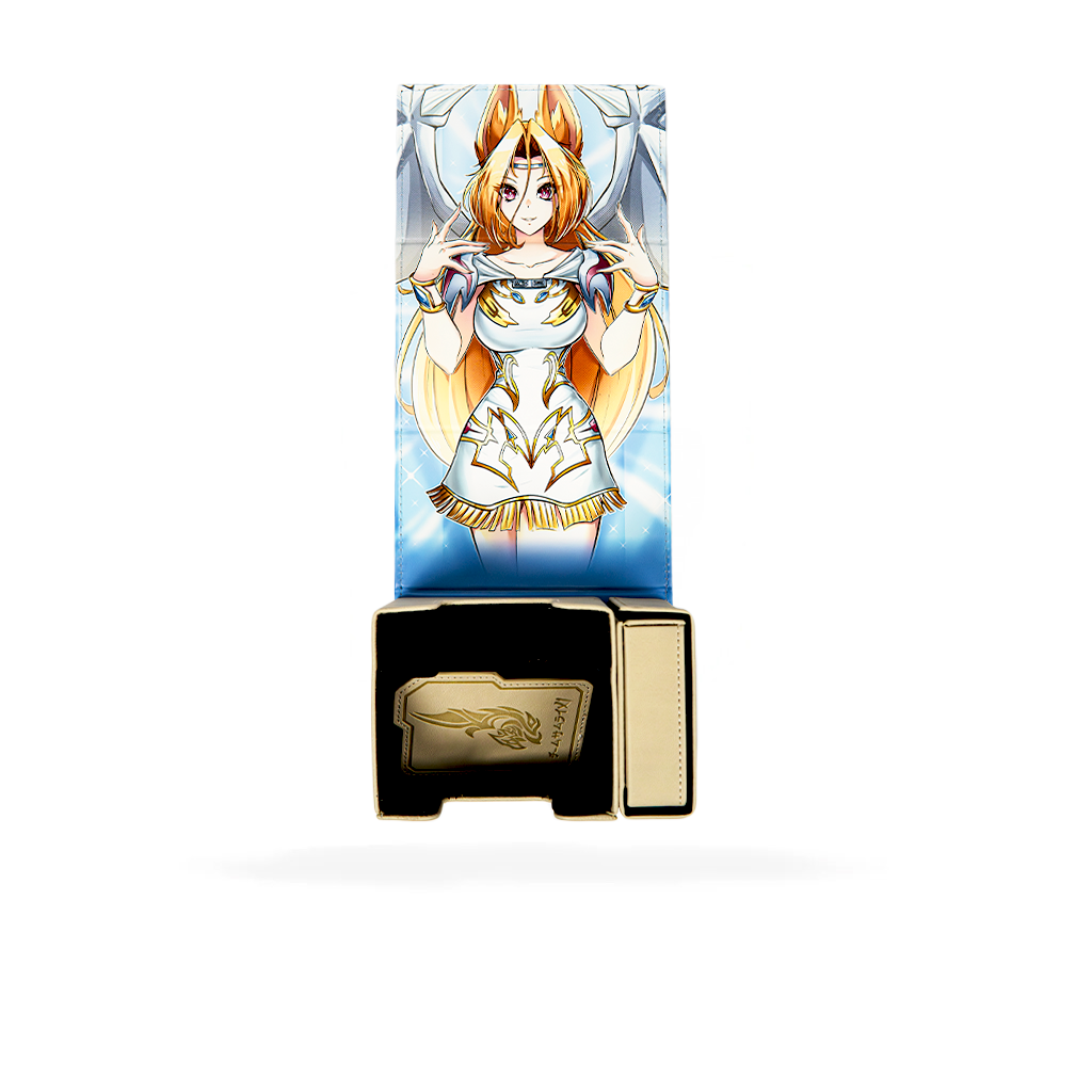 WHITE DESTINY - PREMIUM LEATHER DECK BOX! – TSX1 - Premium TCG