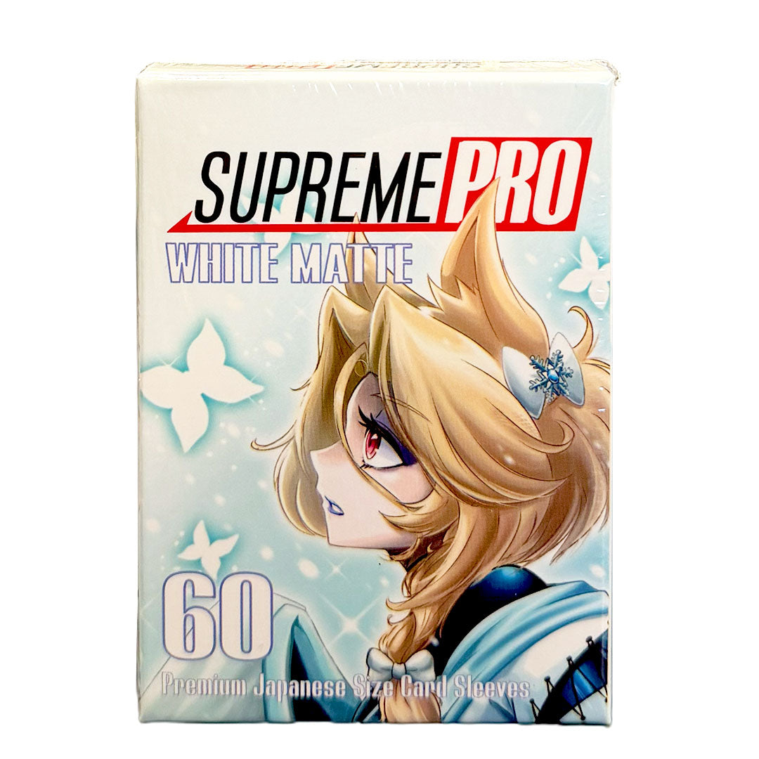 SupremePro Matte - White Premium TCG Card Sleeves – TSX1 - Premium