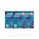 SupremePro Matte - Blue Premium TCG Card Sleeves (3 Pack)