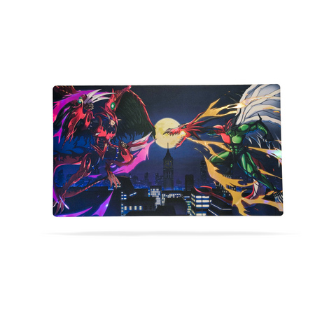 Flame Vs Darkest Phoenix Holo Series Playmat - Limited 500K Edition!